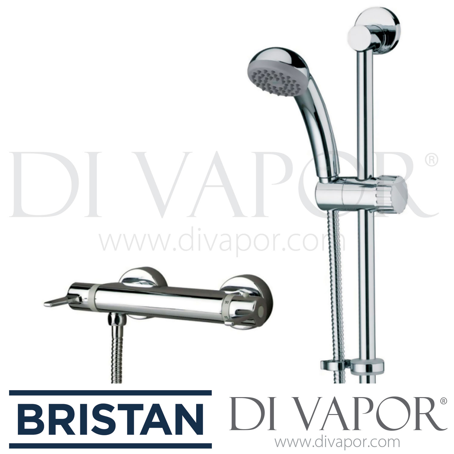 Bristan Design Utility Lever Bar Shower Valve with Riser Kit Spare